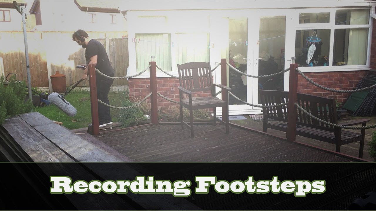 Field Recording: Recording and Editing Footsteps!