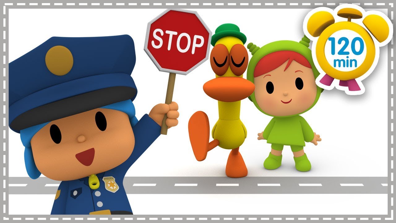 🚦POCOYO ITALIANO - Educazione Stradale [ 120 min ] | VIDEO e CARTONI ANIMATI per bambini