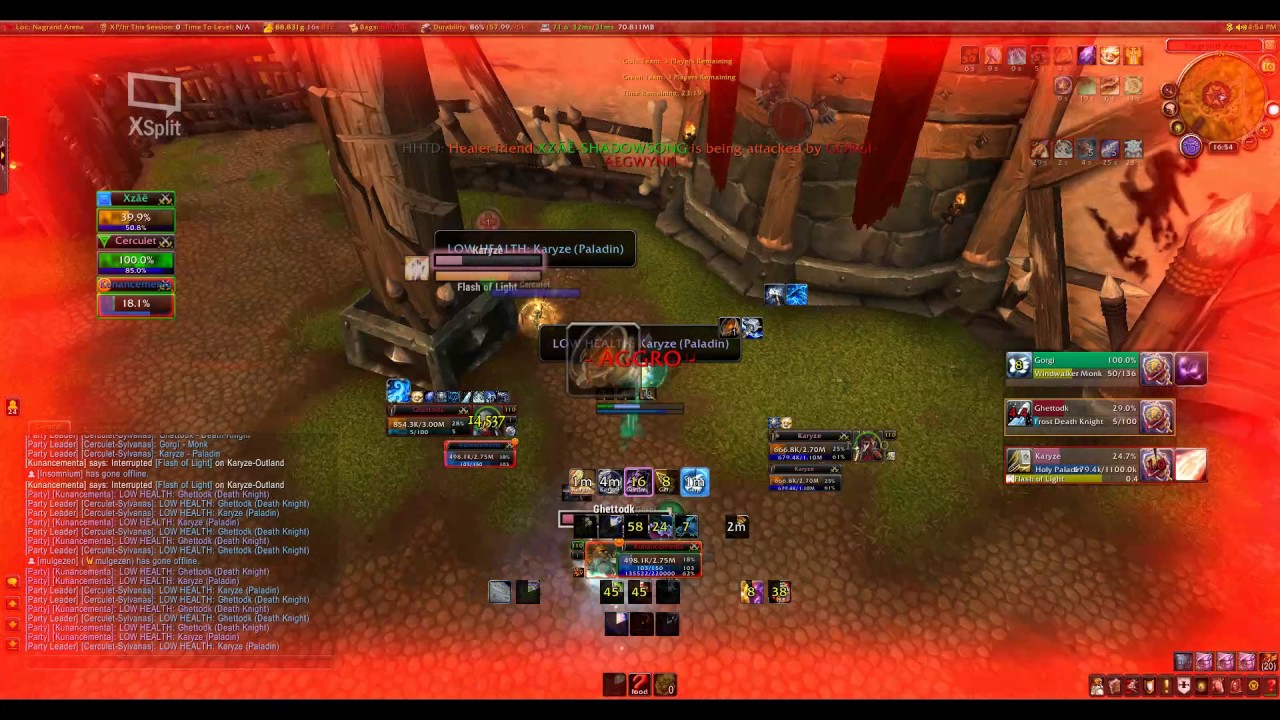kunancementa: 7.1.5 enhancement shaman pvp arena