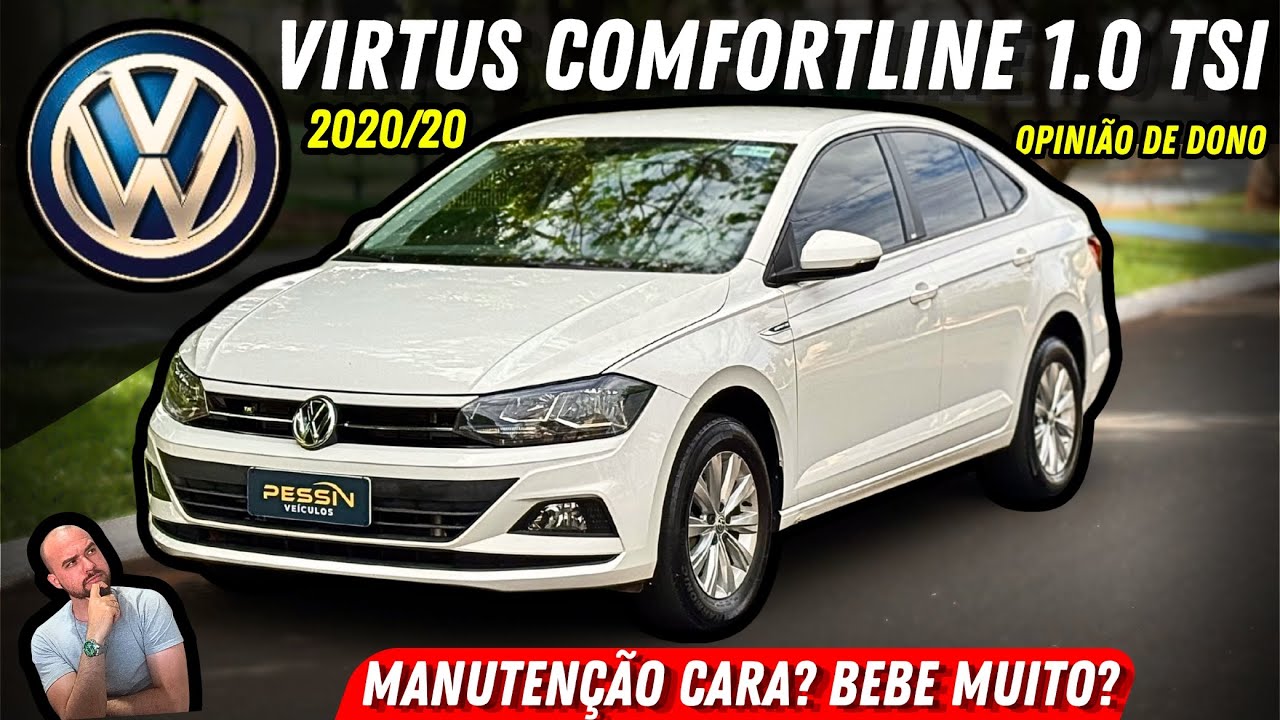 Virtus Comfortline 1.0 TSI 2020 é BOM ou BOMBA? OPINIÃO SINCERA!