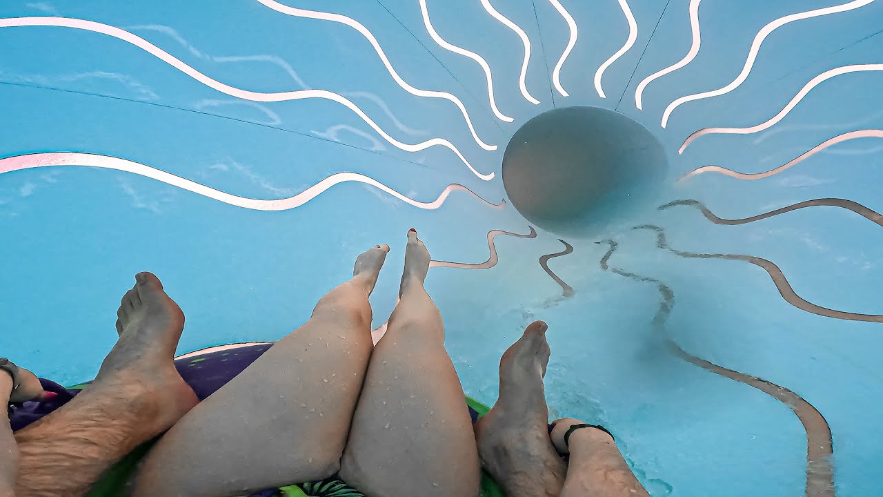 Multiple CONES Water Slide at Hof van Saksen Waterpark