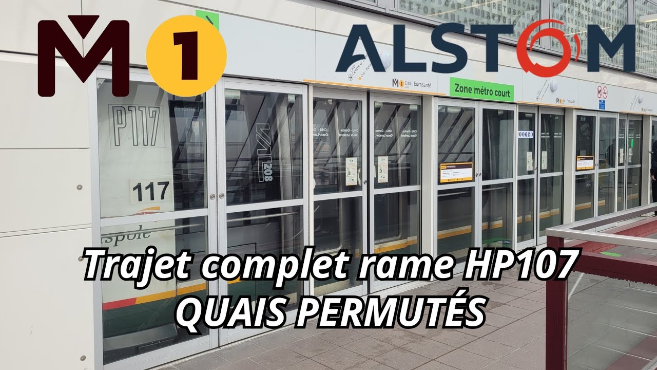 [ALSTOM] Trajet avec changement quais à bord de la rame HP107