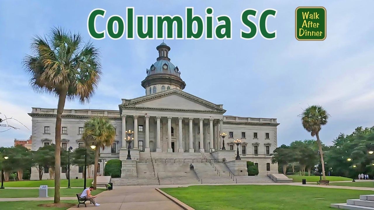 Saturday Night, Columbia SC | Historic Downtown Walk After Dinner