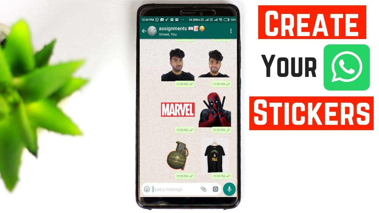 HOW TO CREATE YOUR OWN WHATSAPP STICKERS | COOL WHATSAPP STICKERS 2018