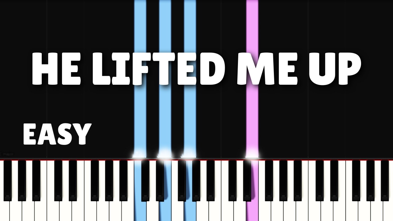 Hlengiwe Mhlaba - He Lifted Me Up | EASY PIANO TUTORIAL by SA Gospel Piano