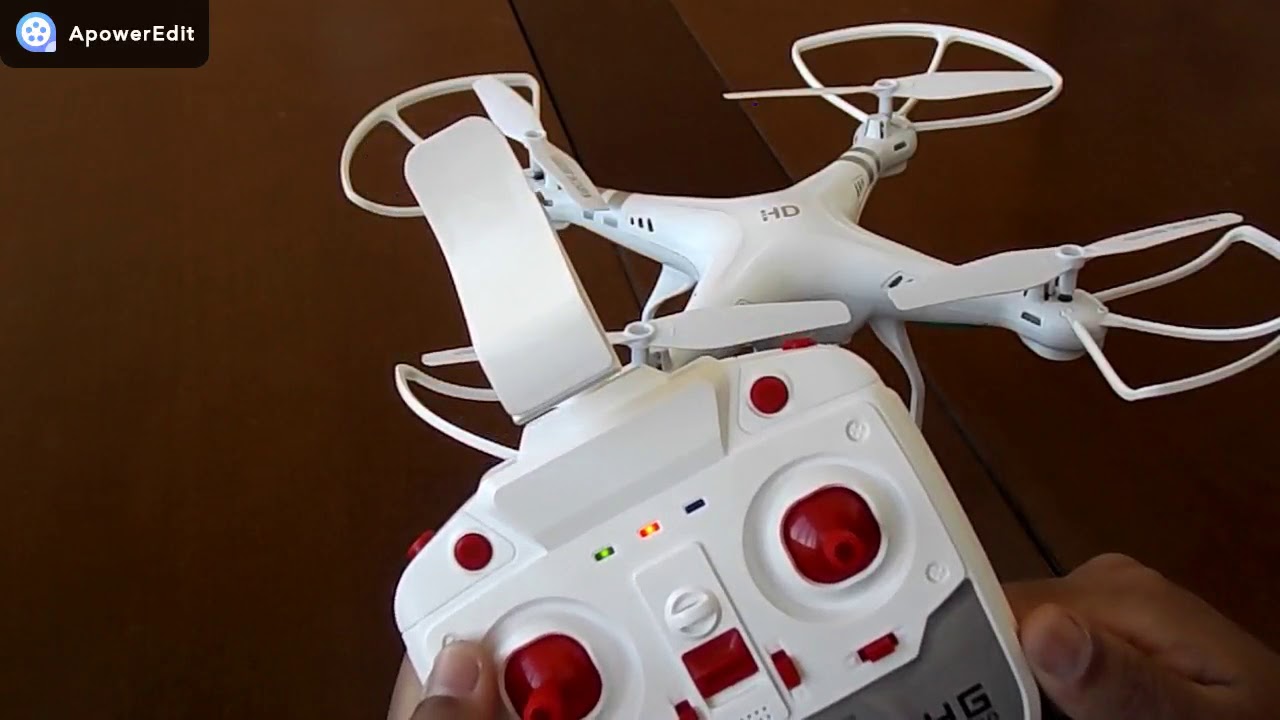 Instrução para o primeiro voo com o Drone X10 HD Wifi