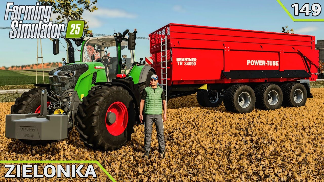 Transporting cereals, seeding wheat, feeding the animals | ZIELONKA | Farming Simulator 25 | Ep.149