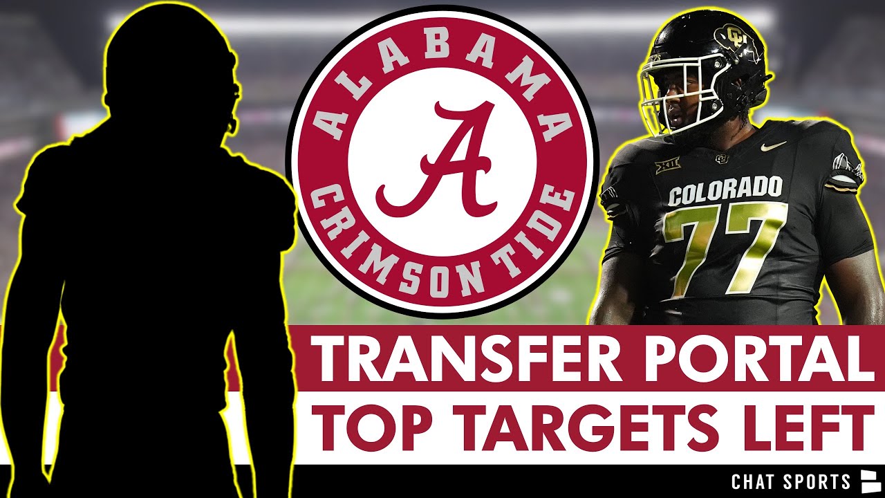 Top 10 Alabama Football Transfer Portal Targets Left Ft. Jordan Seaton, Damon Wilson & Cayden Lee