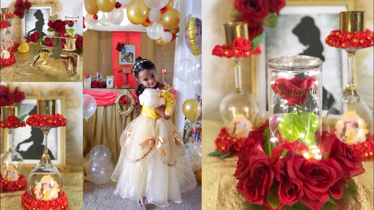 DIY: Beauty and the Beast bithday party ideas