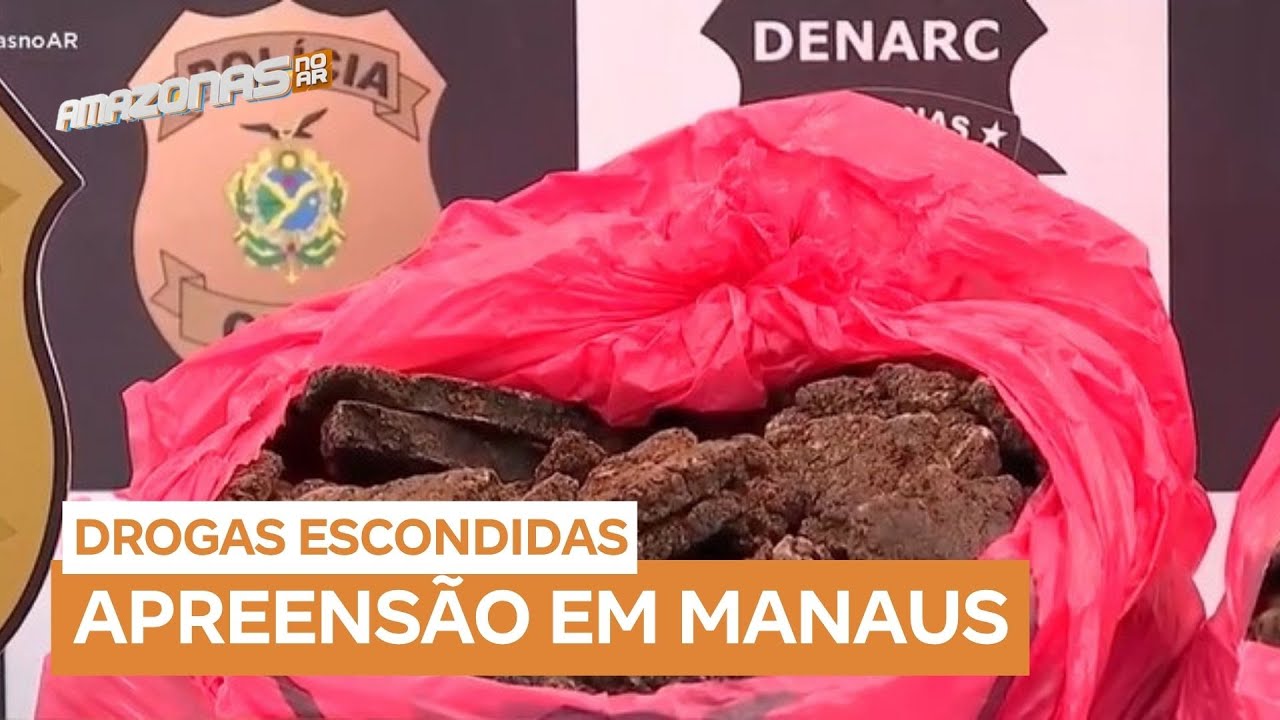Polícia apreende 50 quilos de cocaína em mansão de Manaus (AM)