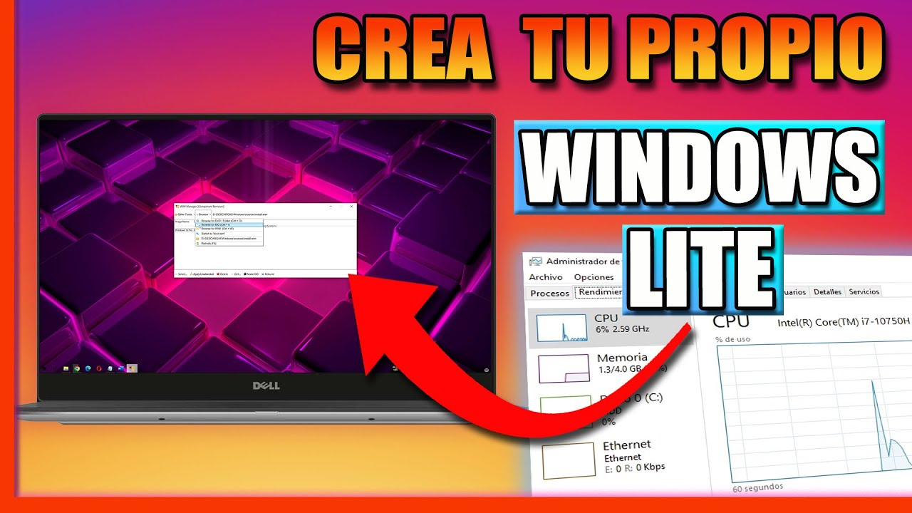 C&oacute;mo crear Tu PROPIO WINDOWS 10 Lite Super Ligero 😱