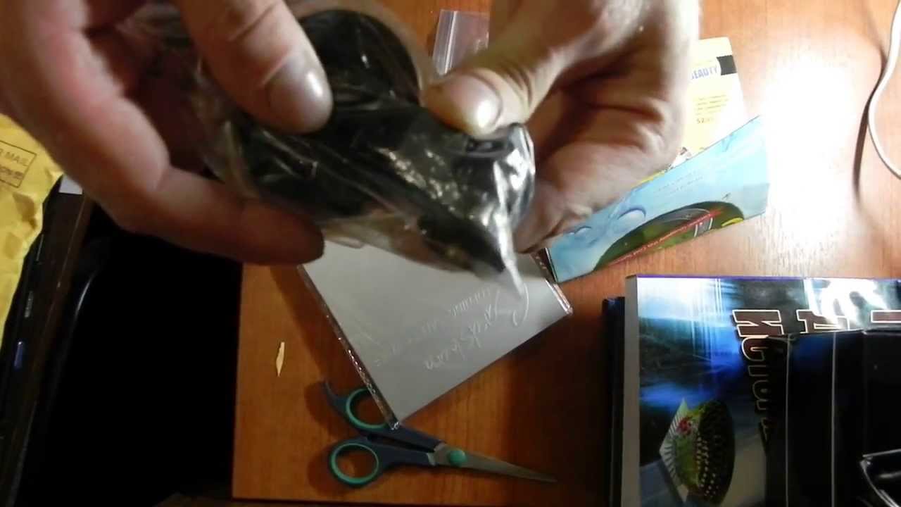 распаковка посылка из Китая держатель нож кредитка CardSharp авто зарядка с Tmart