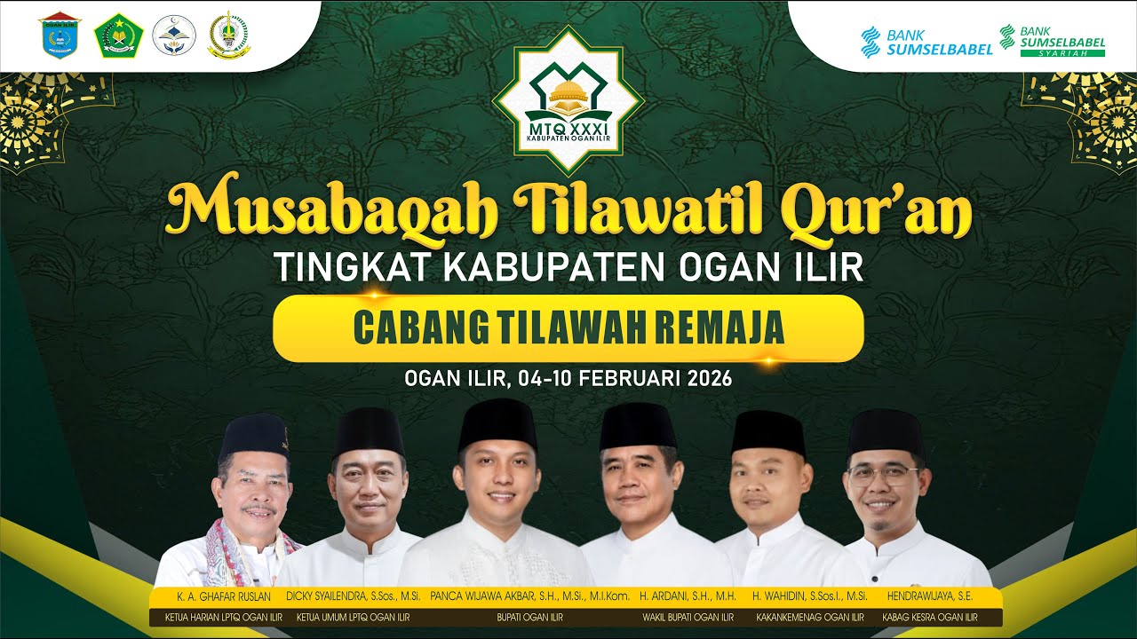 TILAWAH REMAJA MTQ XXXI KAB. OGAN ILIR 2026