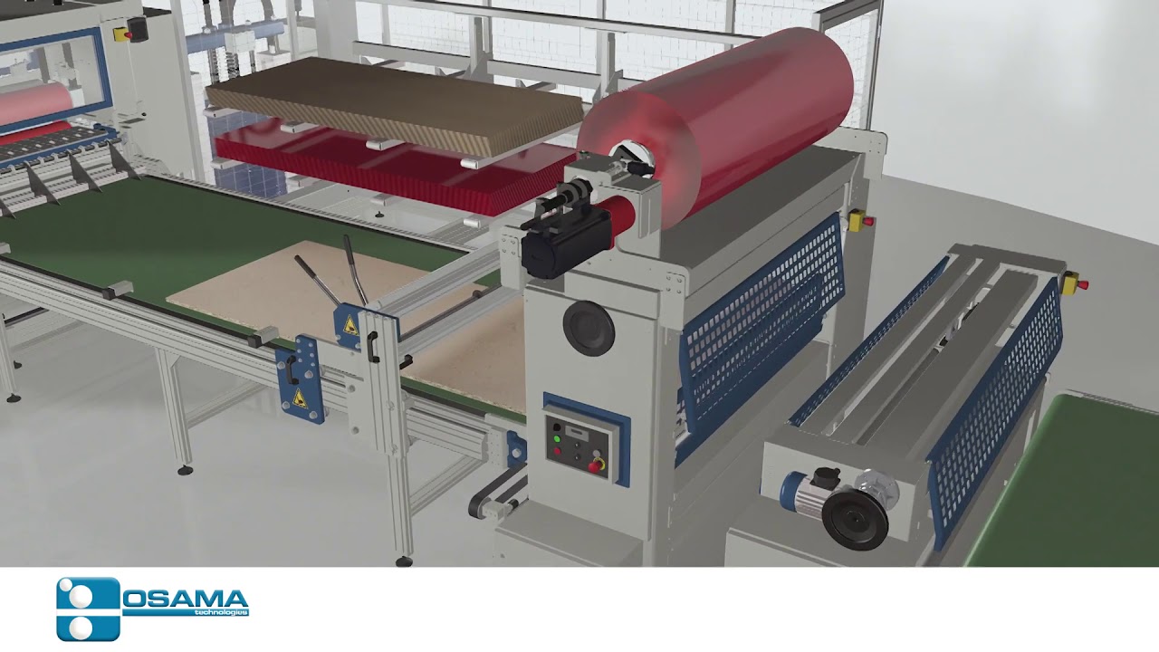 OSAMA TECH Lamination line DEMO