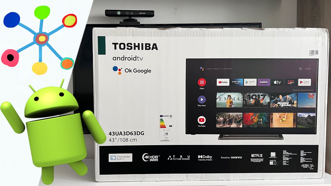 📺 👉 TOSHIBA ANDROID TV 43UA3D63DG ENGLISH