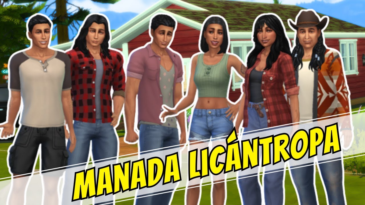 🐺 Creamos a Jacob y al clan licántropo en Los Sims 4 |🌲 TWILIGHT x 100 B. Challenge  🍼👶