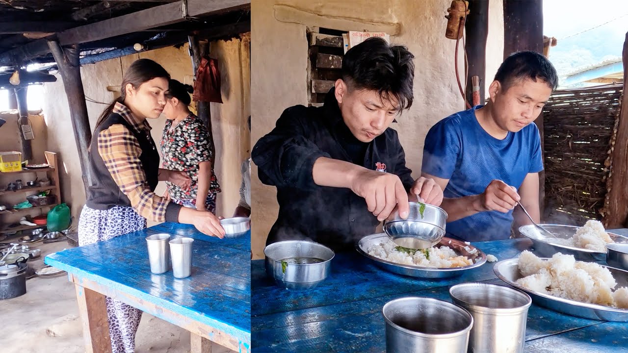 lunch in bhumi farm house with village friends @bhumivillagevlogs