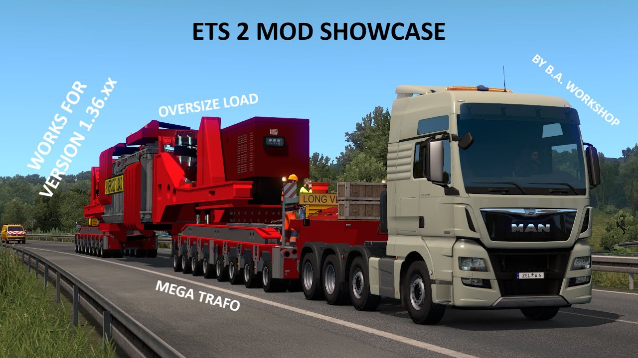 Mega Trafo (Heavy Cargo and Special Transport DLC Required) - ETS 2 Mod Showcase