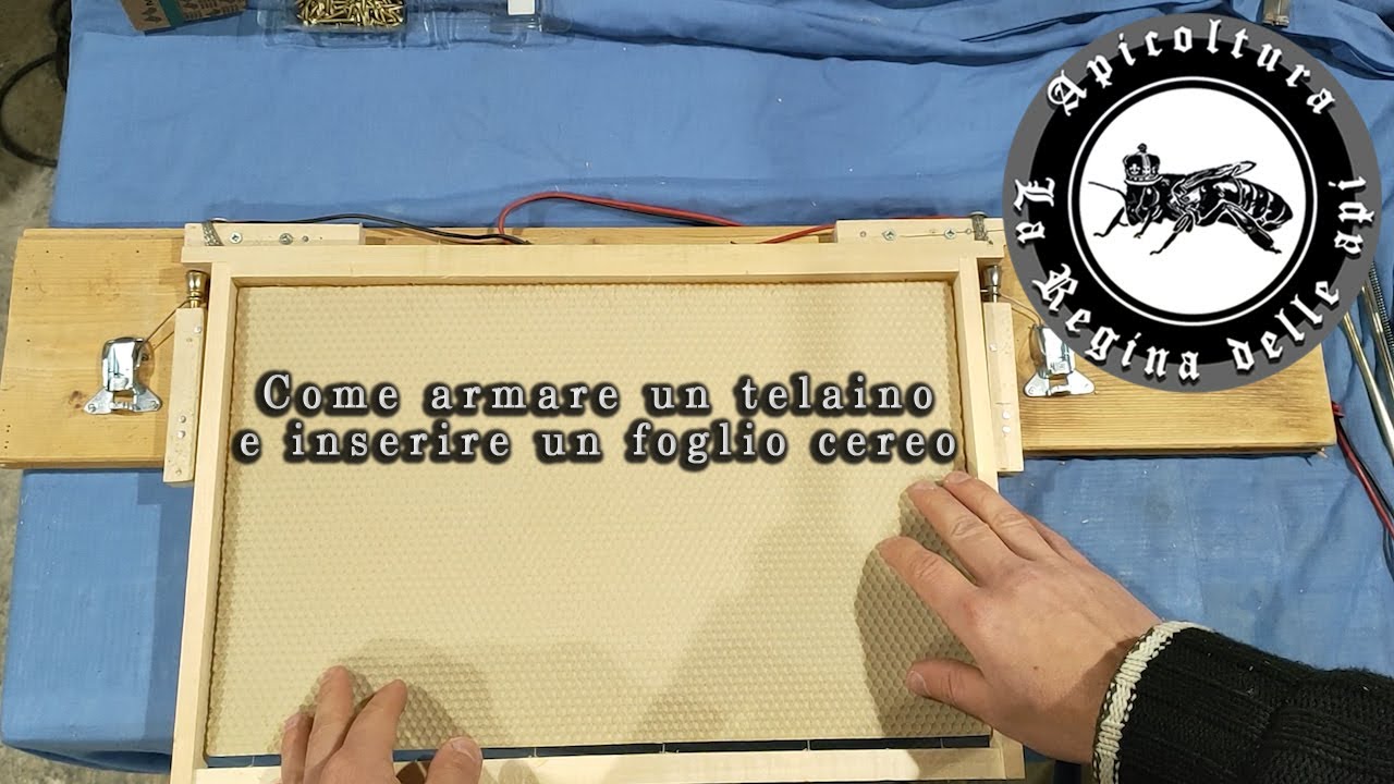 Come armare un telaino e inserire un foglio cereo