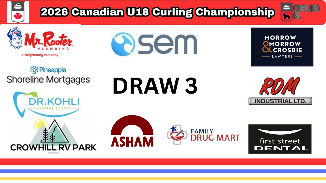 Draw 3 U18 Curling Nationals
