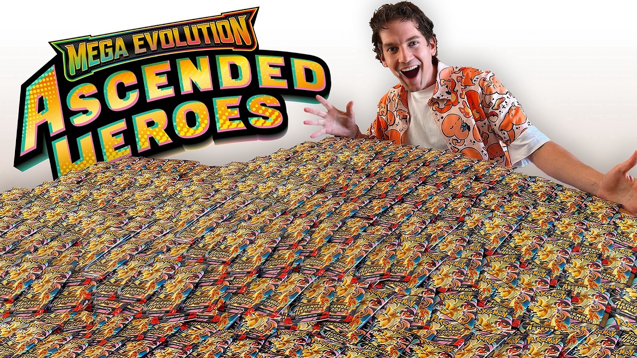 Opening 100x Pokémon Ascended Heroes Booster Packs