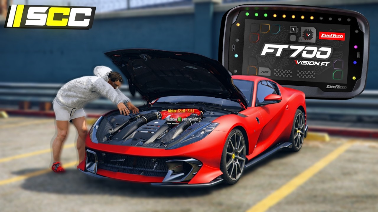 AGORA SIM! ACERTO FINO NO MAPA DA FERRARI 812!🔥 (A MAIS FORTE DA CIDADE?) - SCC RP