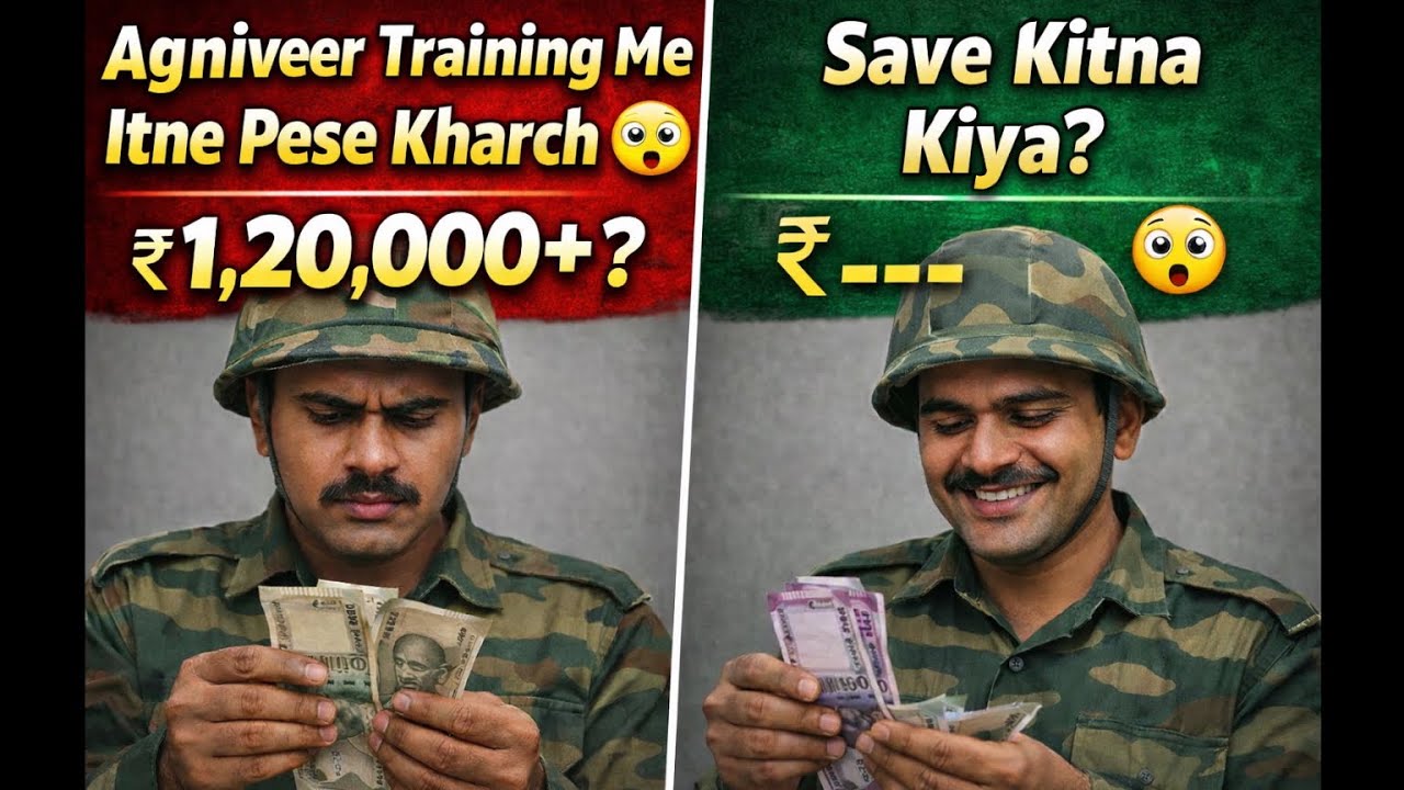Agniveer Training Ka Sach! 💸 Itna Paisa Udd Gaya… Fir Bhi Save Kiya 😱