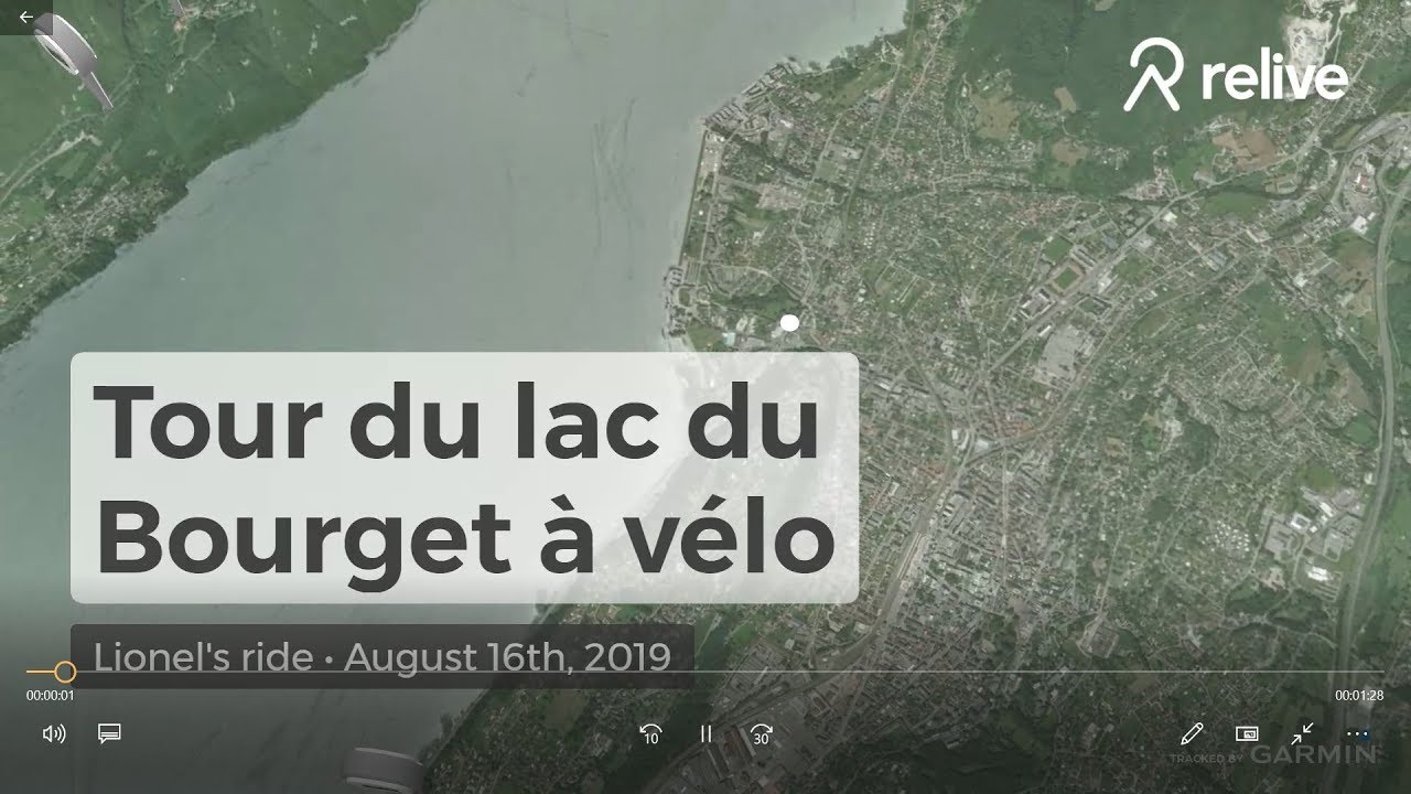 Tour du lac du Bourget à vélo