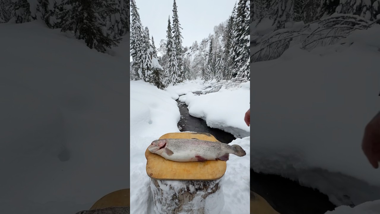 winter fishing😍🔥