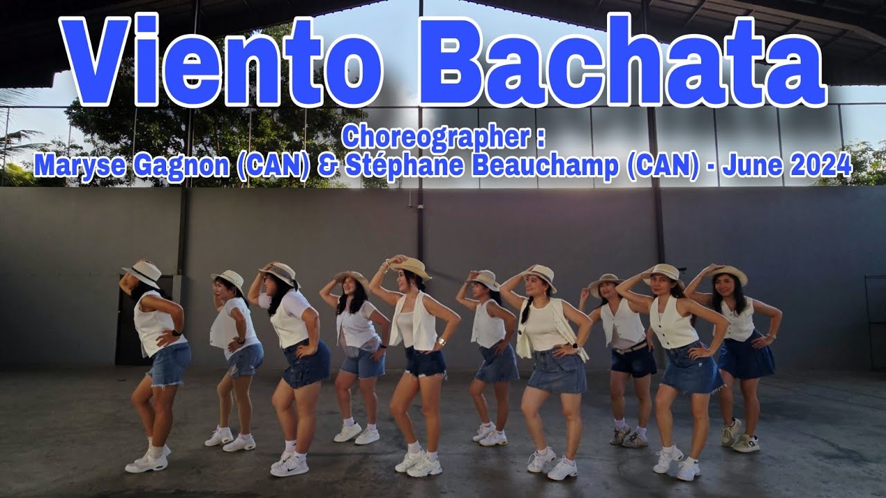 HOLD | Viento Bachata | LINE DANCE | Absolute Beginner | Maryse Gagnon & Stéphane Beauchamp