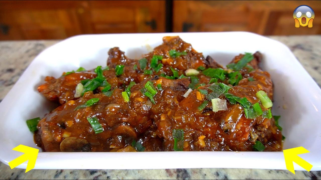 A MELHOR COSTELINHA DE PORCO AO MOLHO BARBECUE QUE JÁ COMI!!