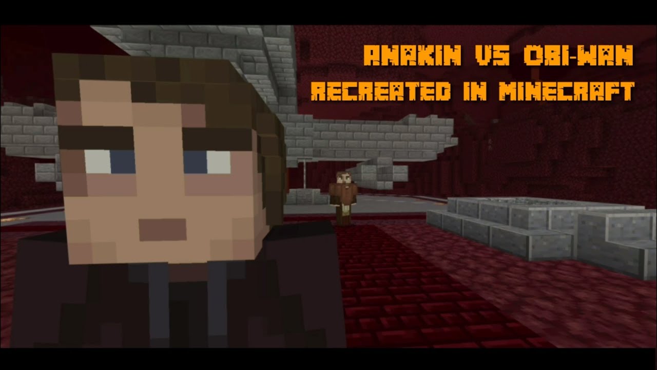 Anakin vs Obi-Wan Recreated In Minecraft - Short Film
