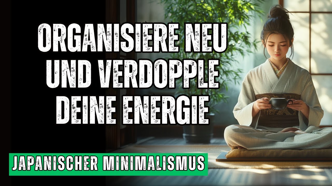 JAPANISCHER MINIMALISMUS: 3 Bereiche im Haus, die deine Produktivität AUSSCHÖPFEN
