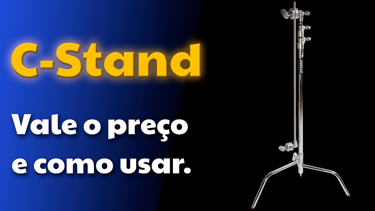 Tripé Girafa C-Stand - Vale o preço e como usar