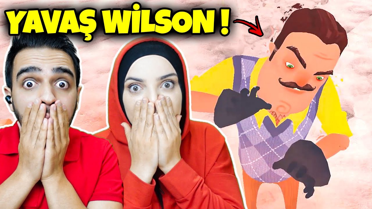 EN YAVAŞ VE ATEŞ SAÇAN WİLSON !! | Hello Neighbor Mod