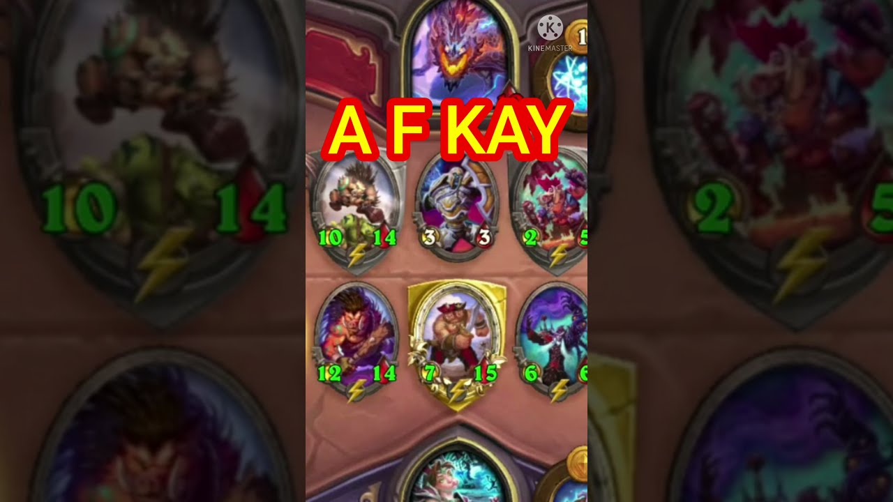 A F KAY IS A GOOD HERO?- HEARTHSTONE BATTLEGROUNDS