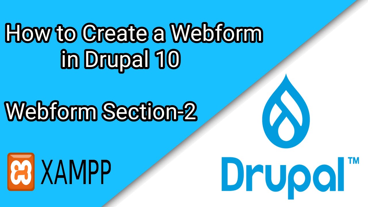 How to Create a Webform in Drupal 10  -Section 2 | Drupal Tutorial #9