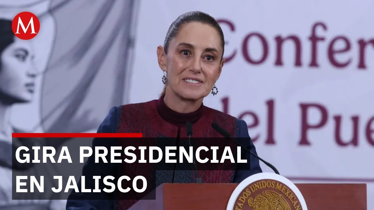 Sheinbaum marca presencia con 'Mañanera' en Jalisco