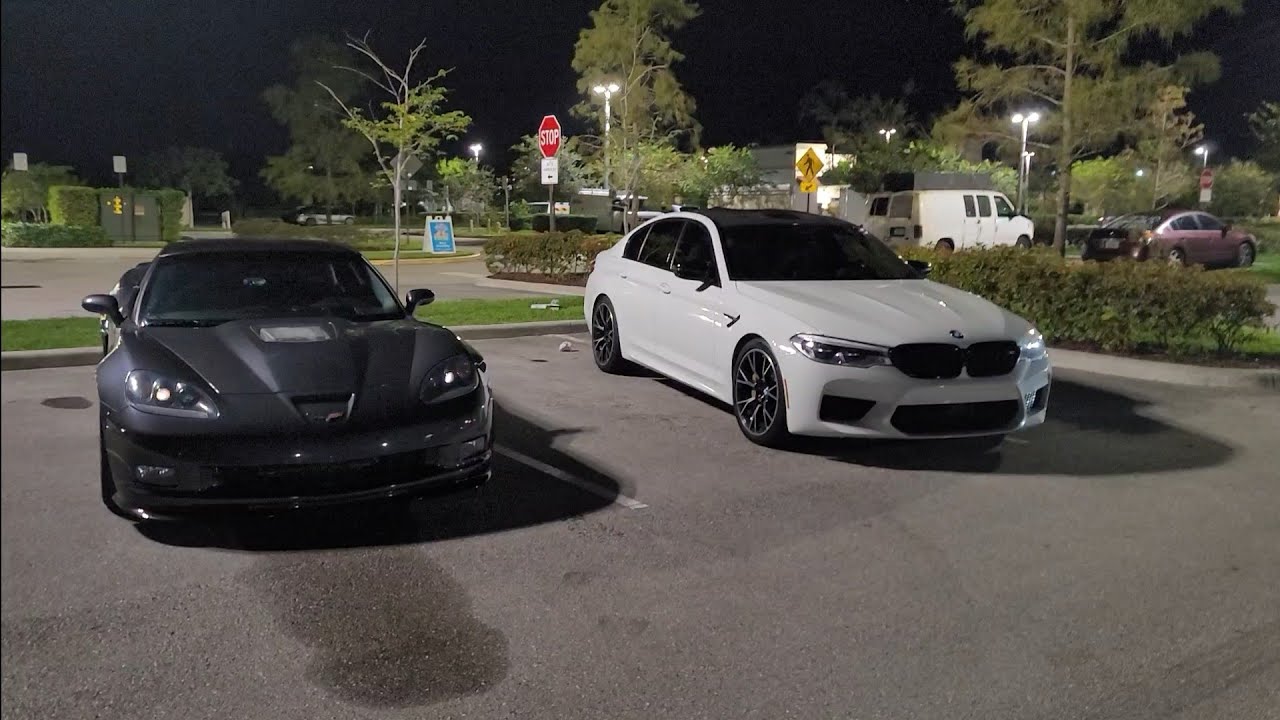 2019 BMW M5 Competition OTS 93 vs 2010 C6 Corvette ZR1