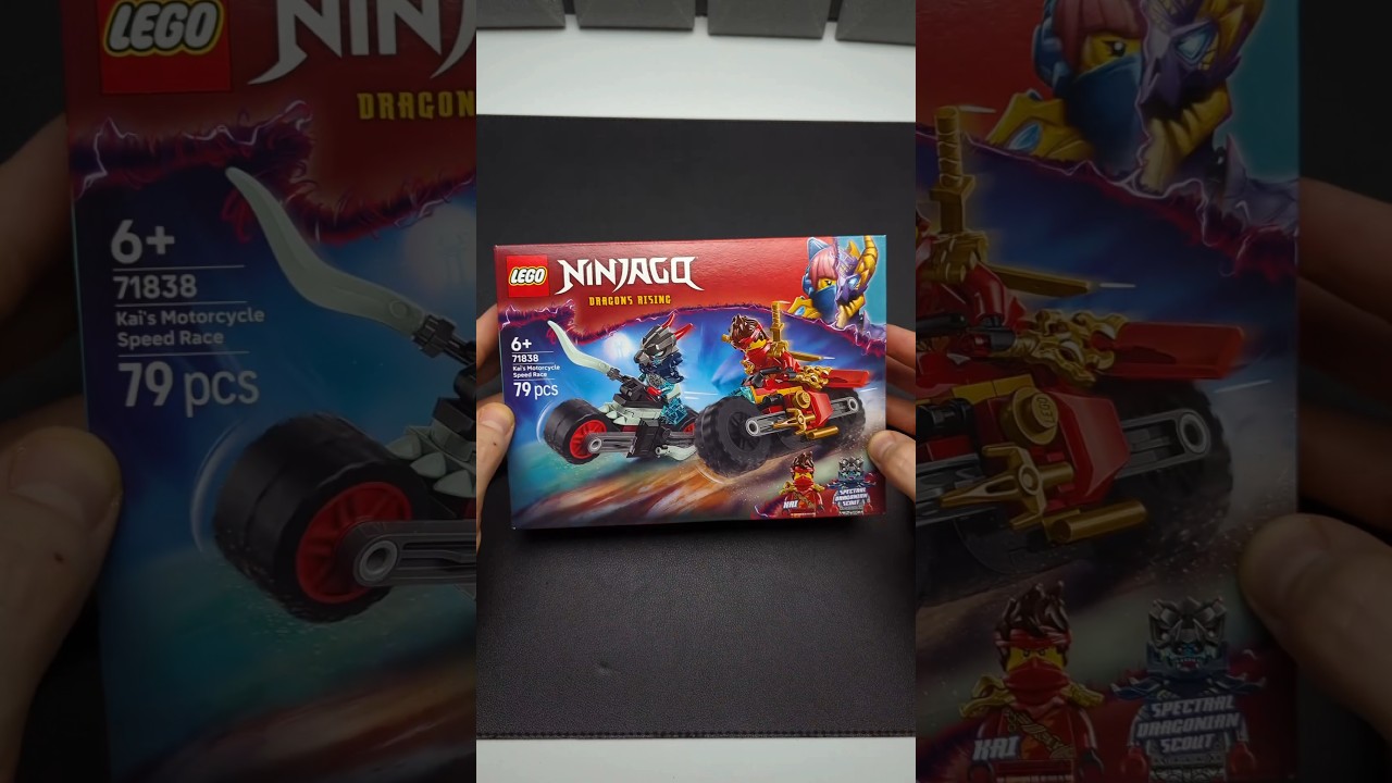 Building Kai's Motorcycle Speed Race Lego Ninjago Set #lego #lego71838 #legoasmr #ninjago