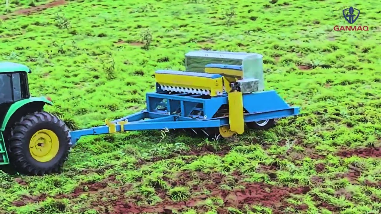Primeira plantadeira de capim com plantio direto GANMAQ ( depoimento do Empresário Nelso Marcom )