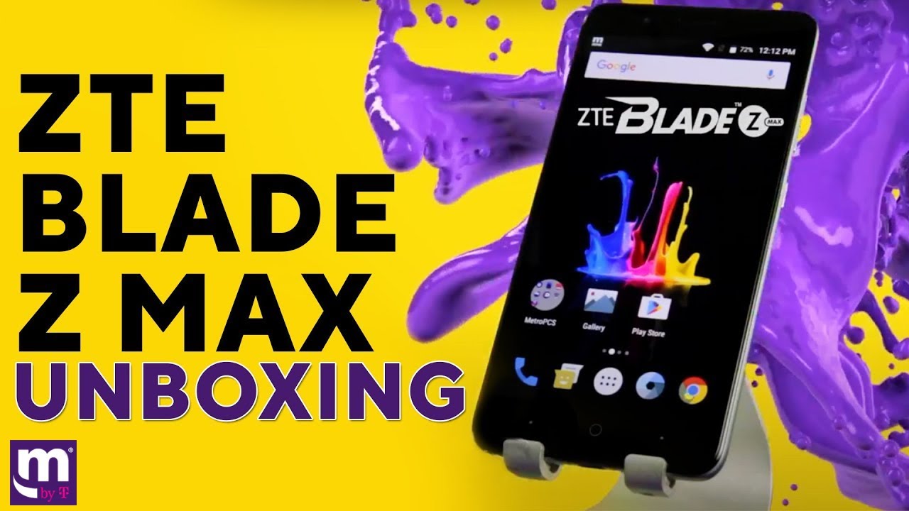 ZTE Blade Z MAX Unboxing | MetroPCS | Product Review
