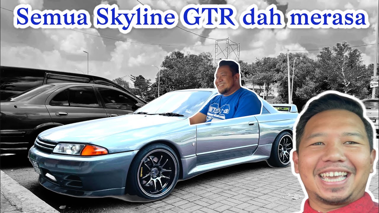 Nissan Skyline R32, R33, R34, R35 - semua dah merasa