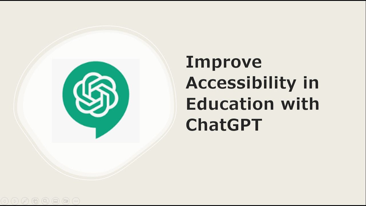 Improve Accessibility in Education with ChatGPT