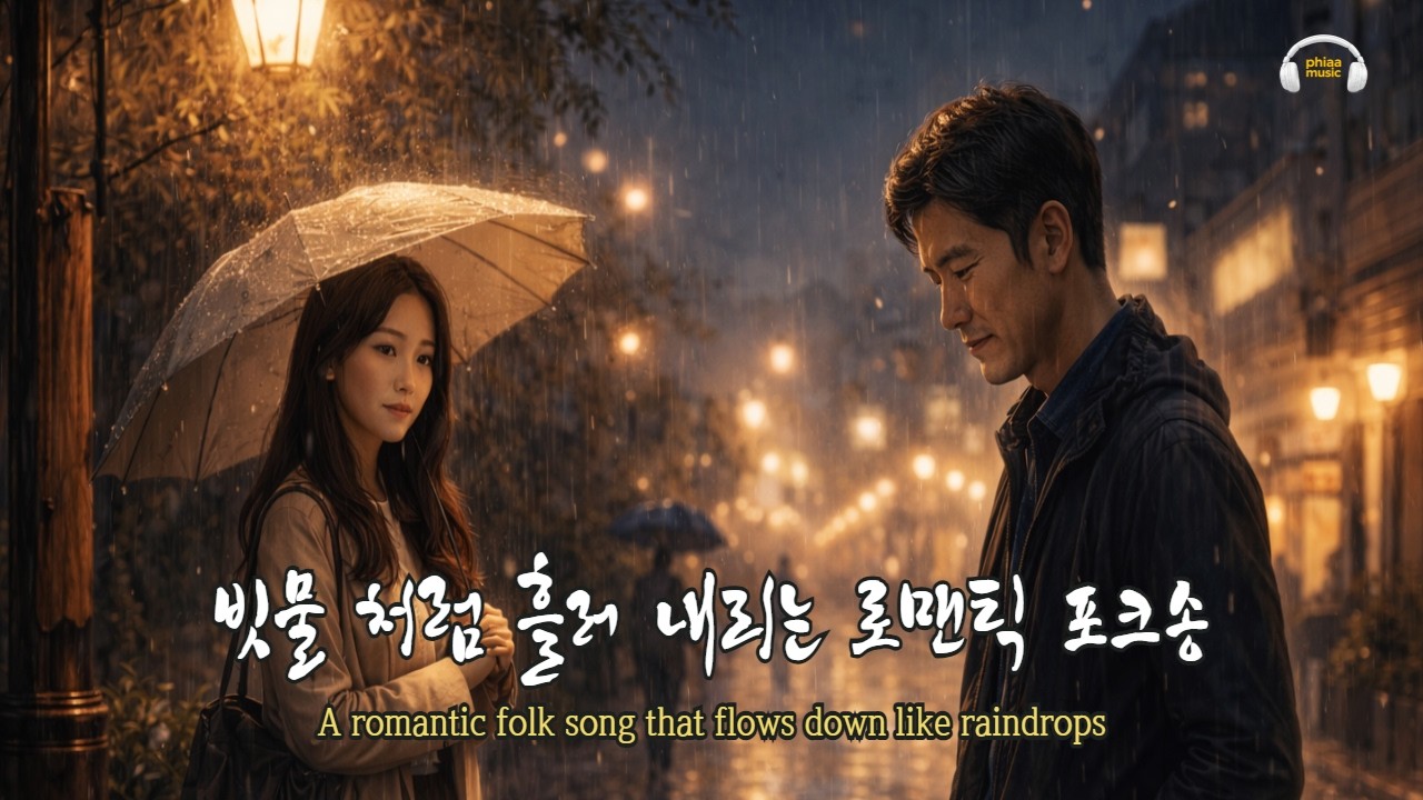 빗물 처럼 흘러 내리는 로맨틱 포크송. 🍀A romantic folk song that flows down like raindrops