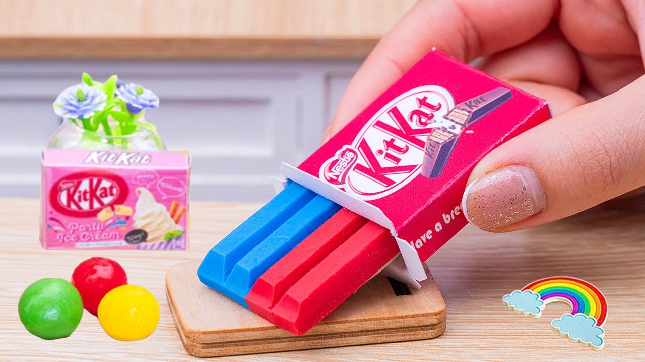Delicious KitKat Cake | Unique & Creative Miniature Cake Decorating