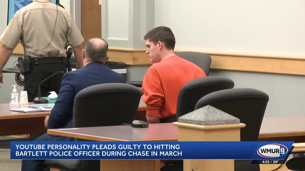 YouTube personality Erik Conover pleads guilty to striking police officer with car