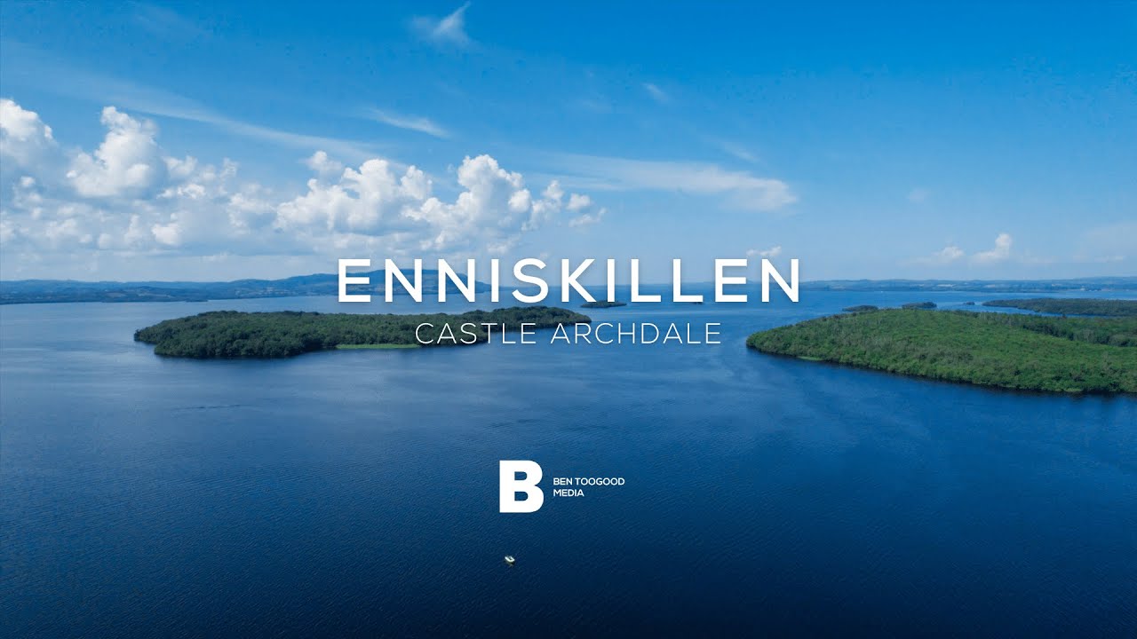 Enniskillen - Castle Archdale - 5K Aerial Footage