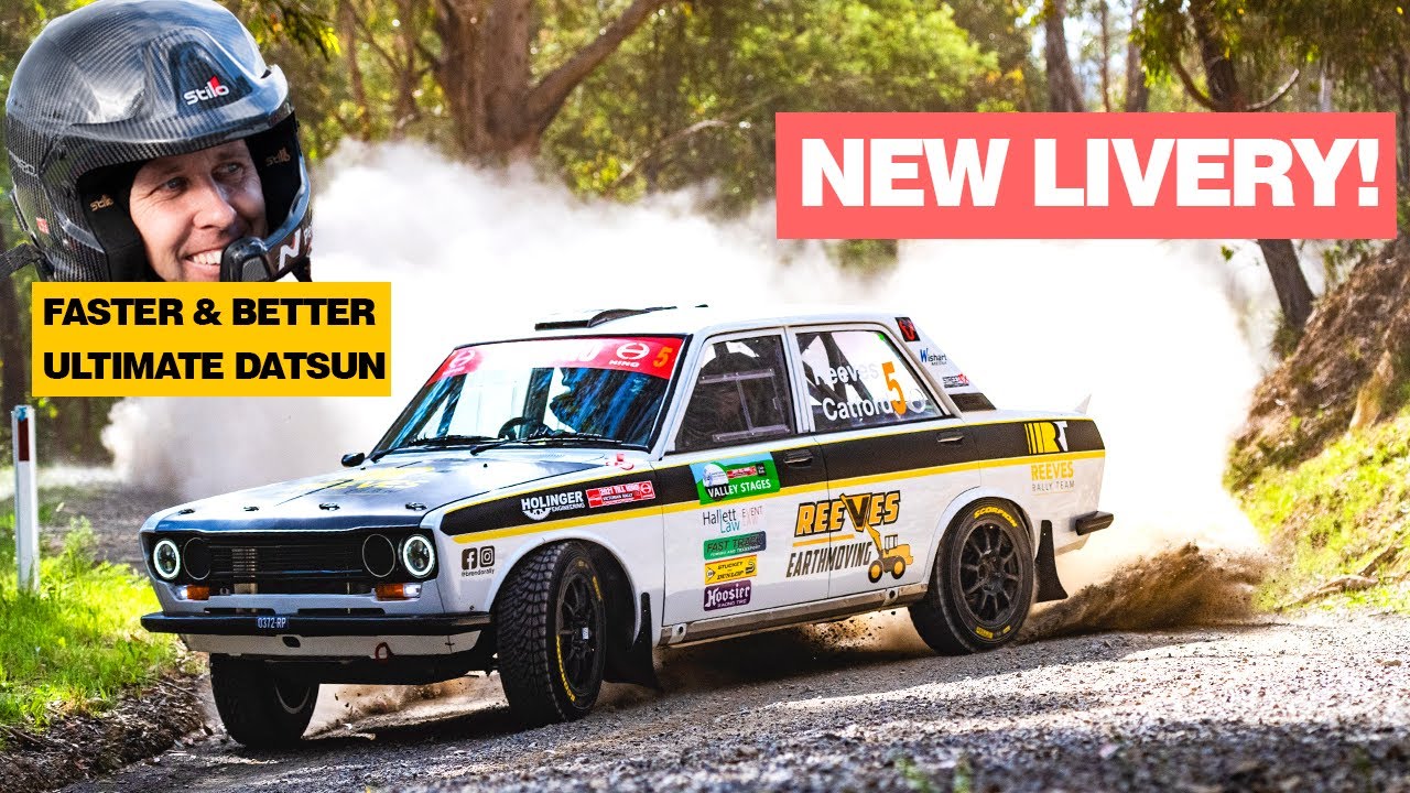 New Look Ultimate Datsun: Flat Out Limiter Bouncing - Valley Stages Rally 2021