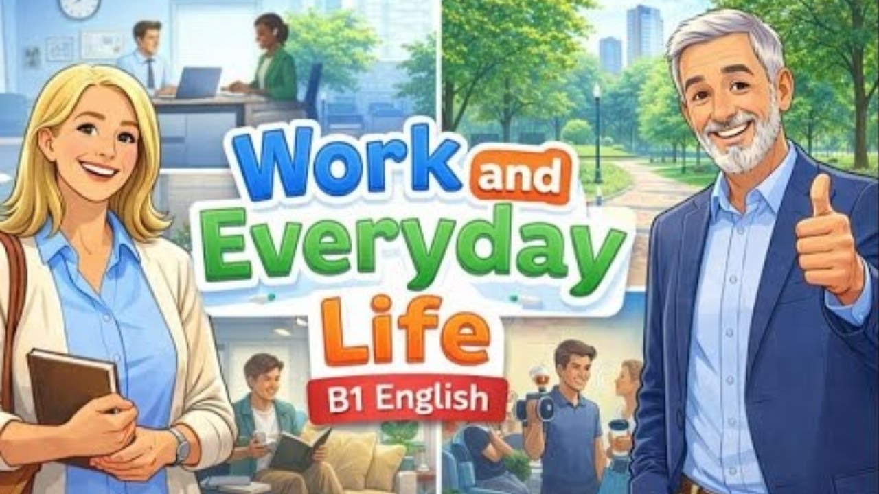 Real Life Work English | Slow Listening Practice B1